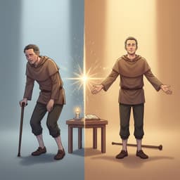 AI-generated dramatized reenactment — Deacon Jack Sullivan: Debilitating Spinal Stenosis Resolved After Newman Prayer